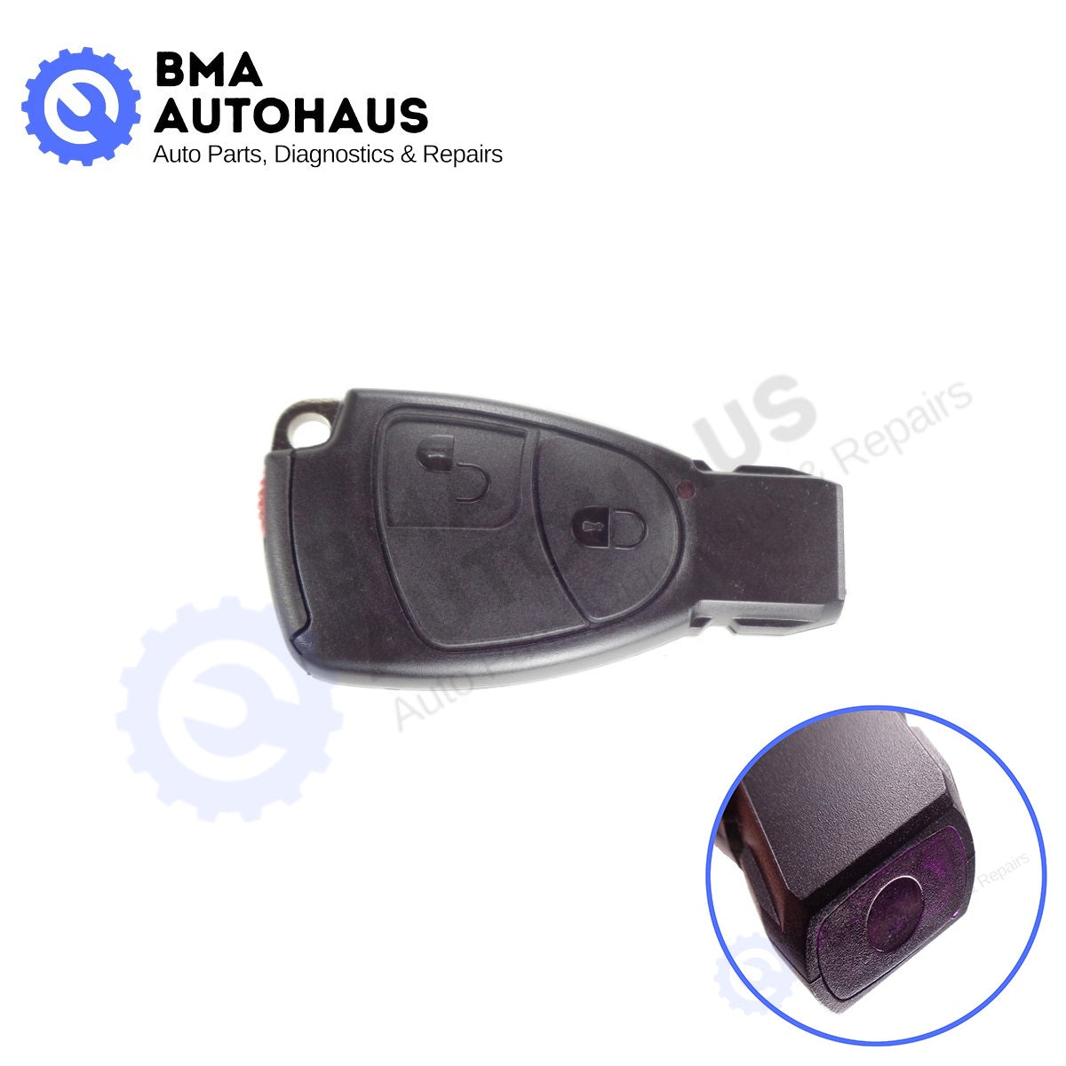 Mercedes Key Shell 2 Button HU64 Blade A/B CLASS W169, 176, 245, 246