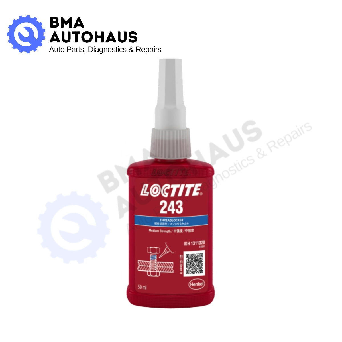 LOCTITE 243 THREAD LOCKER (50ml)