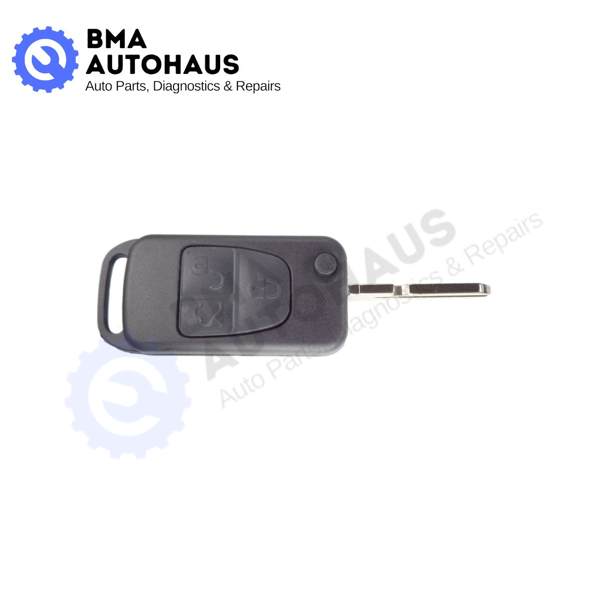 Mercedes Key Shell 3 Button HU39 Flip Blade (NO Infrared) for S/SL Class R129 and W140