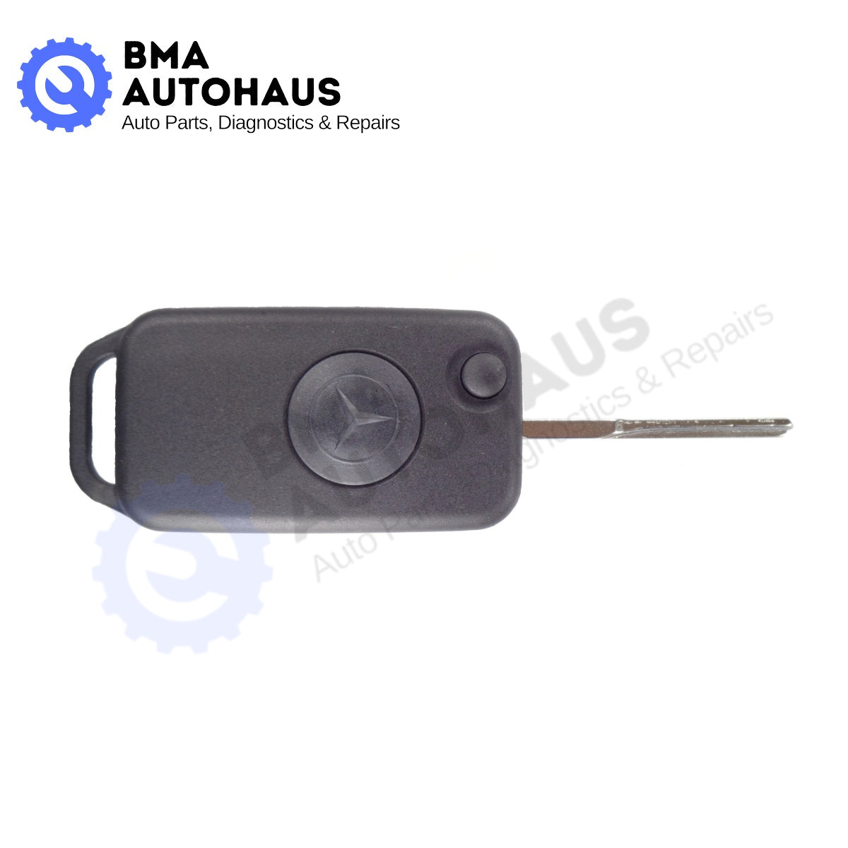 Mercedes Key Shell Single Button HU64 Flip Blade (Infrared) C/E/SLK class W202, W210, R170