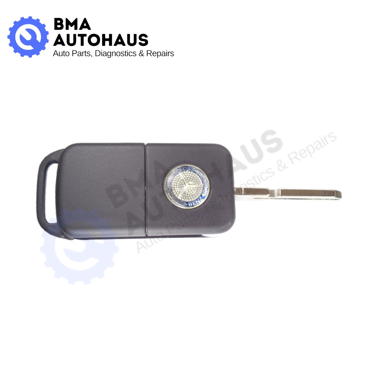 Mercedes Key Shell 3 Button HU39 Flip Blade (NO Infrared) for S/SL Class R129 and W140