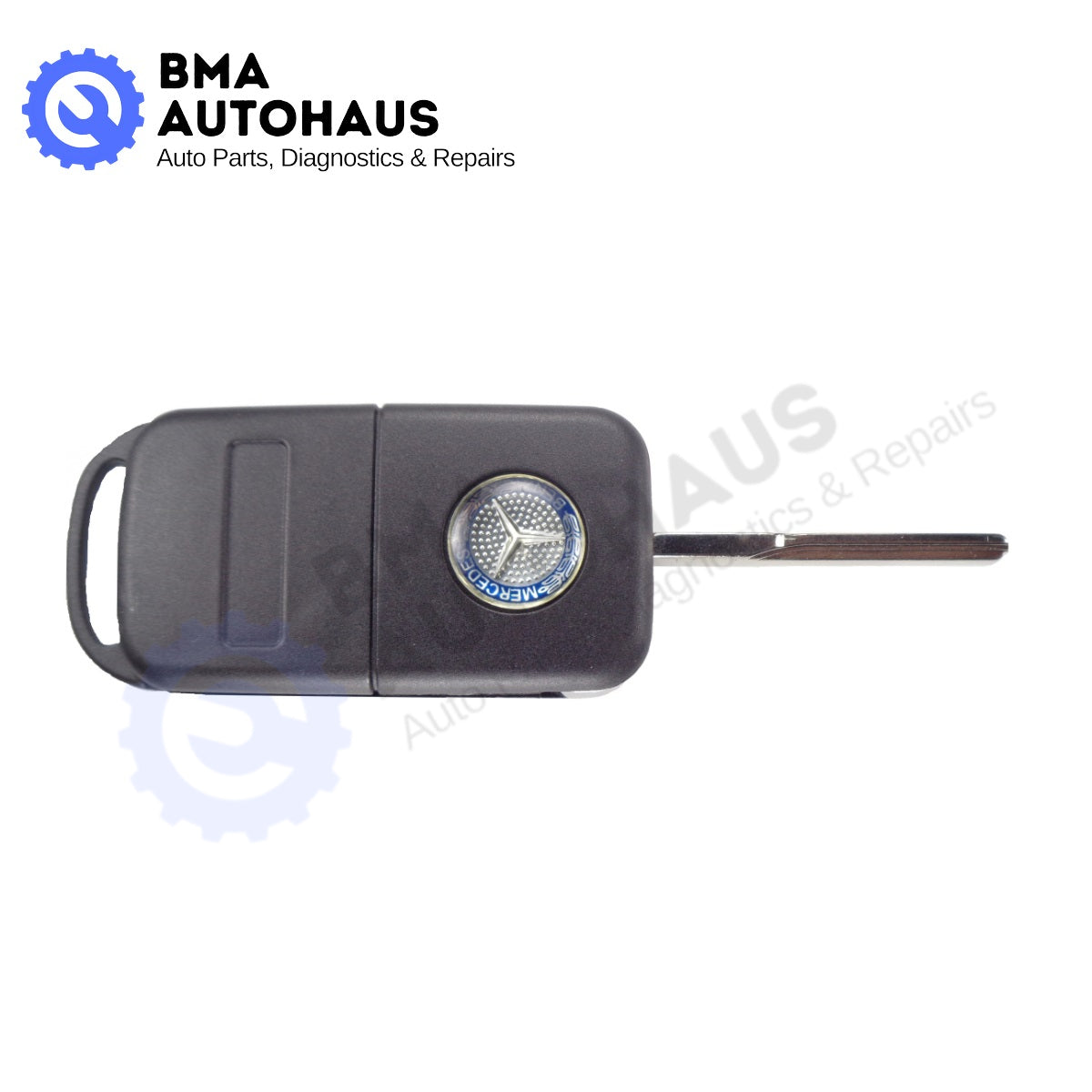 Mercedes Key Shell 2 Button Flip Blade with Red LED for A/SLK Class W168 and R170